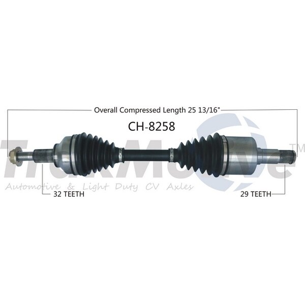 Surtrack Axle Cv Axle Shaft, Ch-8258 CH-8258 - main